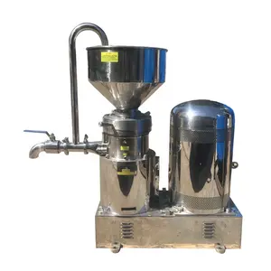 Food processing machinery - Electric peanut butter and chili sauce high-speed circulating discharge colloid mill