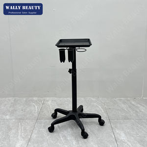 รถเข็นสำหรับร้านทำผมถาดทำจากโลหะมีล้อสำหรับใส่สปาเพื่อความงาม - Product Image 2