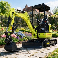 Produit en promotion : Mini-excavatrice de 1,8 tonne Euro 5, engin de terrassement diesel, petite pelle sur chenilles pour tranchées et pipelines