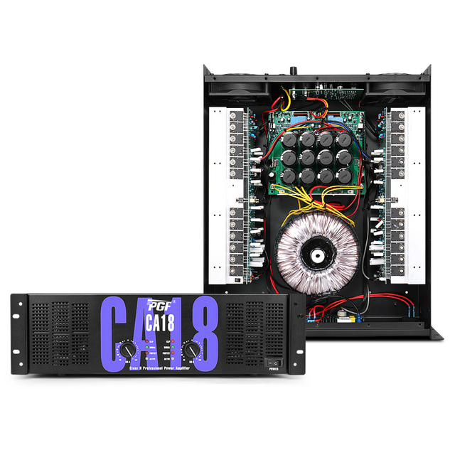 Hot Sells 3U CA18 2*1000W Power Amplifier Class H Stereo Sound System 2 Channel Professional Stage Performance Amplifier