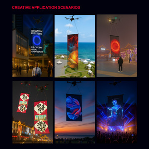 Pantalla LED Voladora Personalizada P15 P20 <span class=keywords><strong>para</strong></span> Exteriores, Pancartas Publicitarias LED, Pantalla LED Flexible con Espectáculo - Product Image 5
