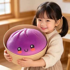 Juguete Antiestrés de Alta Calidad, Squishy de Dumpling Jumbo de 25 cm, Squishies de Dumpling Bao Bun Gigantes de Gran Tamaño - Product Image 5