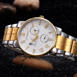 ロータスマン ファッション カジュアルウォッチ メンズ腕時計 ステンレススチール製 日本製ムーブメント搭載 クォーツ時計 - Product Image 4