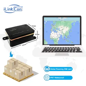 ILinkCon Nano Global Asset GPS-Tracker Fracht verfolgungs gerät (kostenlose globale SIM) Sensor option WiFi LBS GPS BLE IP67 Arbeit 1 Jahr
