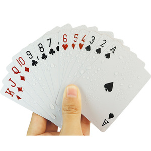 Naipes de Plástico con Diseño Impreso Personalizado y Logotipo de Sol, Juego de Naipes de Póquer de Plástico de Alta Calidad Personalizados - Product Image 5
