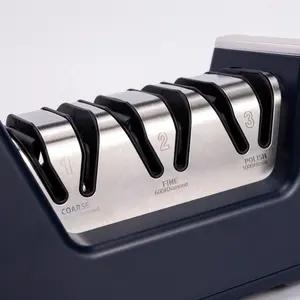 Vendita calda coltello elettrico forbici strumento 3-in-1 macchina per affilare la cucina afilador de cuchillo