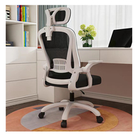 Mobilier de bureau confortable bon marché chaise d'ordinateur accoudoir réglable pivotant maille direction chaise de bureau ergonomique