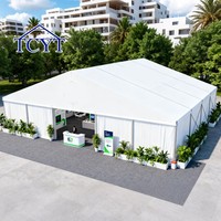 Carpa Blanca para Iglesia al Aire Libre, Carpa Transparente para Eventos Comerciales, Fiestas y Bodas