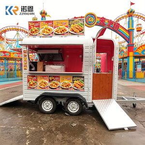 Remolque de Comida para Desayunos, Remolque de Cocina, Remolque <span class=keywords><strong>Bar</strong></span>, Camión de Comida Rápida Vintage, Remolque Móvil para Camping, Carrito de Venta Ambulante, Carrito de Comida Callejera - Product Image 2