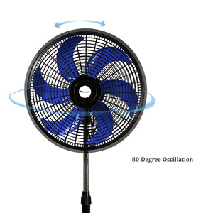 Mới Đến Thiết Kế Hiện Đại Cơ Sở Rắn Và 6 Lưỡi 65W Lớn Làm Mát Mạnh Mẽ 18 Inch Quạt Đứng Với Điện AC Nhựa Nướng - Product Image 2