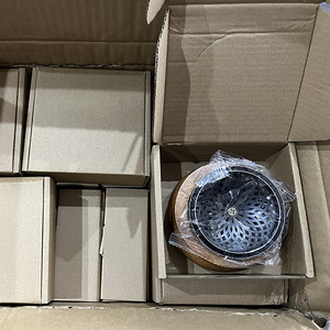 中式禅意香薰炉木制香炉带复古金属盖 - Product Image 4