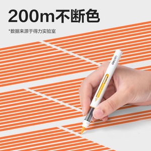 Marcadores acrílicos Deli de 12 colores con punta suave de tinta líquida directa para dibujo y pintura - Product Image 4