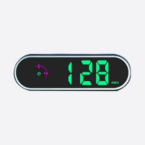 Chi phí thấp Bảng điều khiển GPS HUD Speedometer đầy màu sắc kỹ thuật số LCD Xe Màn Hình HEAD-up KMH MPH miễn phí chuyển đổi có tính năng thời gian La bàn tốc độ - Product Image 1