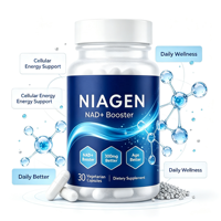 Capsules végétales à marque privée OEM NIAGEN NAD+ Booster 300mg pour l'énergie cellulaire et le soutien à l'âge sain