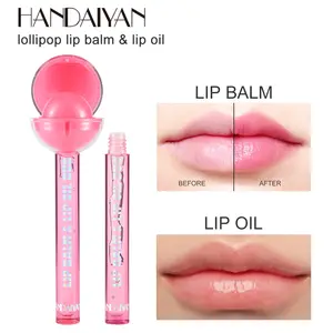 Populaire Cosmetica Handaiyan Twee In Één Lolly Kleur Veranderende Lolly Lippenbalsem Lippenolie Hydraterende Lipgloss