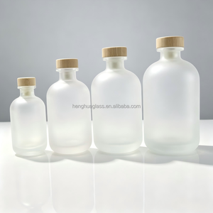 Botellas de Vidrio Esmerilado de Alta Calidad con Logotipo Personalizado de 100 ml, 250 ml, 375 ml, 500 ml para Ginebra, Ron, Whisky, Vodka y Licores con Corcho - Product Image 1