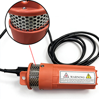 Pompe à eau solaire submersible MAMBAFLO 24V DC, 1,8 GPM, 120 PSI, haute pression, pour puits profond, pour l'irrigation des élevages et des fermes