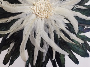 Commercio all'ingrosso moderno specchio interno nordico Boho africano muro di arte piuma Juju cappello decorazione della <span class=keywords><strong>parete</strong></span> per la decorazione della casa di natale <span class=keywords><strong>soggiorno</strong></span> - Product Image 3