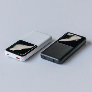 พาวเวอร์แบงค์แบบสายคู่พร้อมหน้าจอดิจิตอล สายในตัว ความจุ 10000 มิลลิแอมป์ 12 โวลต์ ชาร์จเร็วสำหรับโทรศัพท์มือถือ พอร์ต Type C - Product Image 5