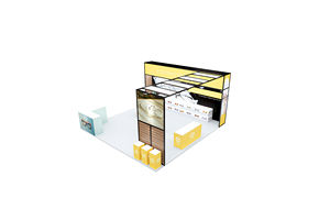 Usine directe personnalisable 20x20 pieds cabine Portable facile à installer cadre en aluminium tissu extensible <span class=keywords><strong>fond</strong></span> colorant Sublimation - Product Image 4