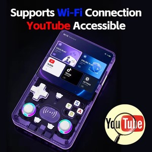 Portable <b>retro</b> game <b>console</b> 4.2 inch IPS screen <b>handheld</b> WiFi game player 28000 games X36 ultra video player - Product Image 3