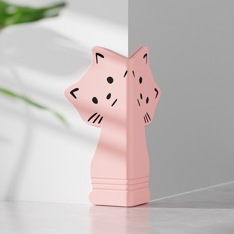 Gattino battiscopa angolo-rosa