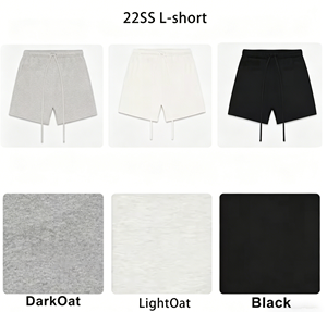 Pantalones Cortos Deportivos <span class=keywords><strong>de</strong></span> <span class=keywords><strong>Verano</strong></span> para Hombre, <span class=keywords><strong>de</strong></span> Alta Calidad, 100% Algodón, Temporada SS22, con Letras Estampadas, Estilo Hip Hop, Casuales - Product Image 1