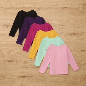 T-shirt unisexe à manches longues et col rond, imprimé motif, tricoté, écologique, respirant, anti-boulochage, séchage rapide, décontracté, grande taille - Product Image 3
