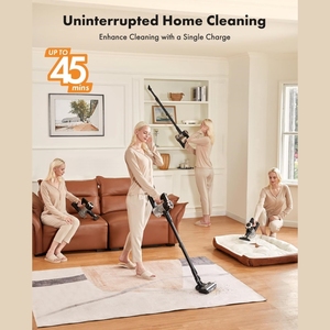 Aspirateur sans fil, 12/27KPA 150/260W, Libération de la poussière en un clic, Batterie amovible, Couleur personnalisée par injection - Product Image 3