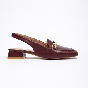 Nouvelles sandales françaises à bout carré, chaussures à <span class=keywords><strong>talon</strong></span> épais avec bride à boucle unique, confortables et décontractées pour femmes - Product Image 4