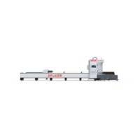 Máquina de corte de tubos metálicos CNC de precisión sin desperdicio con doble mandril serie E, velocidad de 250, 3 mm de espesor, automática, nueva, control Weihong