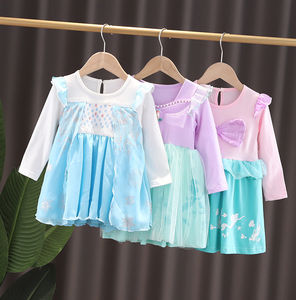 Vestido de Fiesta para Niña RTS, Diseños de Vestidos Infantiles, Vestidos de Manga Larga para Niñas, Listos para Enviar - Product Image 4