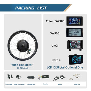 팻 바이크 48V 1500W 전기 자전거 팻 타이어 바이크 키트 액세서리 스노우 바이크 타이어용 20x3.0 26x3.0 20x4.0 24x4.0 26x4.0 타이어 - Product Image 6