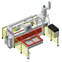 Table rotative inclinable à montage latéral haute précision à 6 axes BBET pour machine de découpe au jet d'eau avec pompe intensificatrice hydraulique de style ouvert