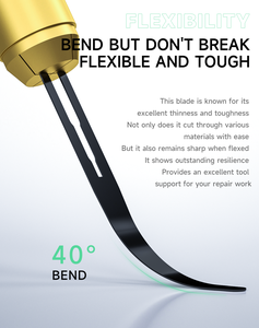 Thợ cơ khí sát thủ 5 chuyên nghiệp degumming rework Blade Set 5pcs scraper cắt dao cho điện thoại Bo mạch chủ IC CPU công cụ sửa chữa - Product Image 5