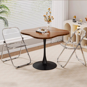 <span class=keywords><strong>Table</strong></span> basse moderne en bois avec structure métallique, mobilier de salon écologique pour usage domestique - Product Image 5