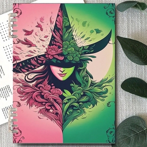 Wicked Movie Themed Loose-Leaf <strong>Notebook</strong> Journal Mixed Colors 120 Pages Customizable Smart Self Care Journal Planners <strong>Notebooks</strong> - Product Image 3