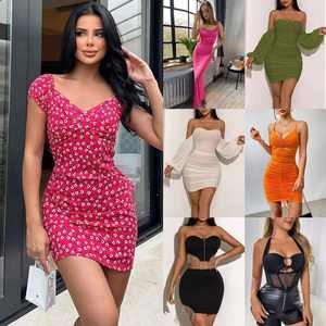 2025 nuevos vestidos sin mangas informales elegantes para mujer, vestido de noche para mujer, estilo mixto y combinado - Product Image 6