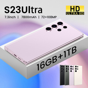 Nuevo <span class=keywords><strong>S23</strong></span> <span class=keywords><strong>Ultra</strong></span> Smartphone 7,3 pulgadas HD Android 13 Teléfono Desbloqueado 16GB + 1TB Teléfono celular con cámara de belleza y funciones móviles 5G - Product Image 3