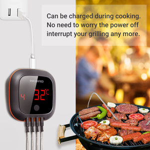 <span class=keywords><strong>Inkbird</strong></span> 1500ft Télécommande Led Numérique Étanche BBQ Viande <span class=keywords><strong>Thermomètre</strong></span> IRF-4S - Product Image 4