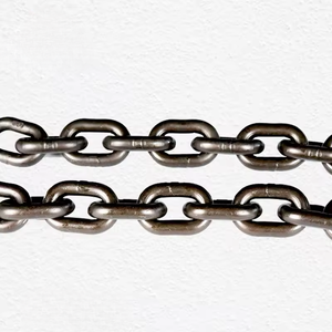 14*50mm 18*64mm 20*80mm auto-couleur ou peinture noire G80 DIN22252 chaîne de convoyeur de charbon à anneau rond haute résistance minière - Product Image 6