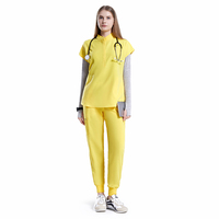 Vente en gros UK Entrepôt Expédition rapide Costumes de gommage OEM ODM Uniforme d'infirmière mondiale Uniforme médical Dames Pantalon de jogging Ensembles de gommage