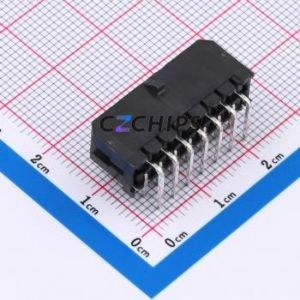 WAFER-MX300WZ-27A Wire-to-Board Pin Header Bent Lead Through Hole,P=3mm Connector 2x7P 3mm Right Angle Insert 2 - Product Image 2