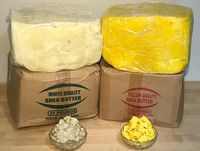 Fournisseur en gros de beurre de karité brut africain 100% naturel, 1 kg, beurre de karité jaune non raffiné, biologique, commerce équitable, provenant d'Afrique, Ghana