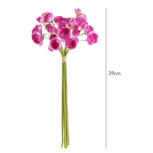 Bán Buôn Mô Phỏng 6-Đầu Đi Kèm Nhỏ Camellia Hoa Nghệ Thuật Trang Trí Nhân Tạo Camellia - Product Image 6