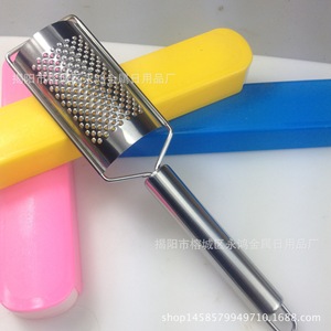 Stainless Steel Cheese Grater With Handle Semi Circular <b>Multi</b> <b>Functional</b> <b>Vegetable</b> <b>Cutter</b> For Cheese Radish Ginger Shredding - Product Image 1