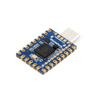 Mini Placa de Desarrollo RP2350-Zero-CM, Doble Núcleo y Doble Arquitectura, Puerto Tipo-C Macho Integrado, Módulo Castellated