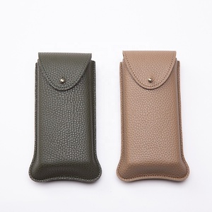 Kính mắt trường hợp lưu trữ bán buôn sang trọng bìa da mềm biểu tượng tùy chỉnh Kính mắt trường hợp túi - Product Image 6