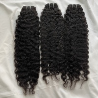 Cheveux bouclés vierges birmans de qualité supérieure, trame de cheveux 100 % naturels vietnamiens, prix de gros, mèches de cheveux bouclés indiens bruts, livraison directe