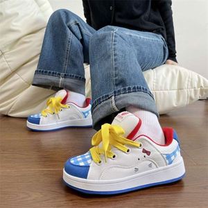 Original Niche Round Toe Color <b>Block</b> Board Shoes 2026 Spring Cute Versatile Student Ins Trendy Women Bread Shoes - Product Image 3